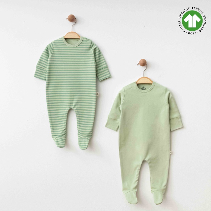 Eslenza Baby Organik 2li Tulum 0048 Yeşil