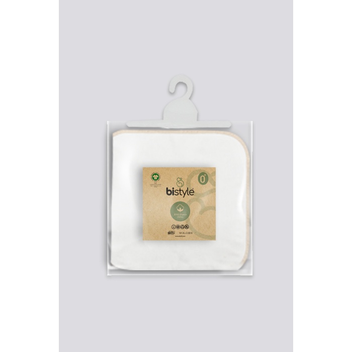 Bistyle Organik 28x28 6Lı Penye Mendil 90103 Ekru