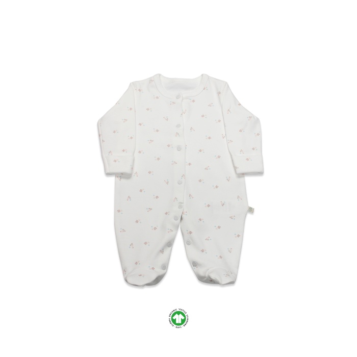 Bistyle Grow İn Love Bebe Tulum 15103 Pembe Ekru