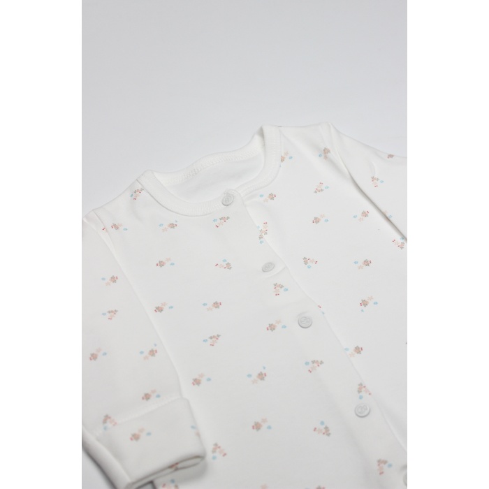 Bistyle Grow İn Love Bebe Tulum 15103 Pembe Ekru