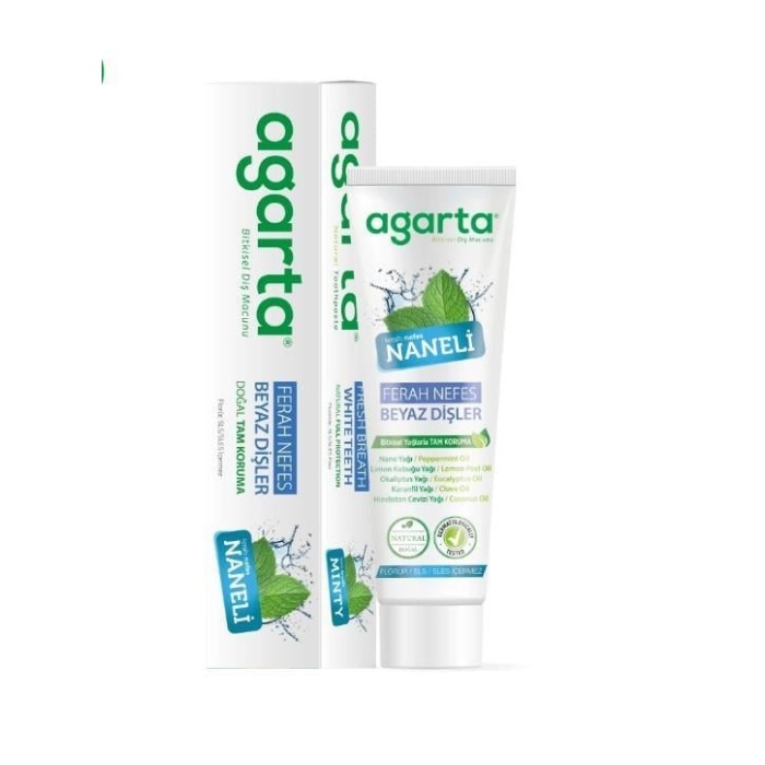 Agarta Doğal Diş Macunu 100 ml Nane Özlü