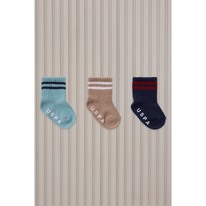 U.S. Polo Assn Erkek Bebek Çorap USB2200 Su Yeşili