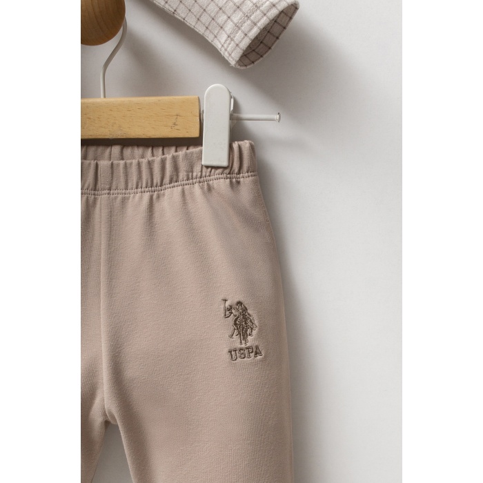 U.S. Polo Assn 2 li Takım USB2576 Bej Melanj