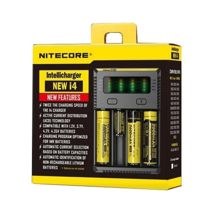 New İ4 İntelli Charger Li-ion / NI-CD / NI-MH Pil Şarj Cihazı