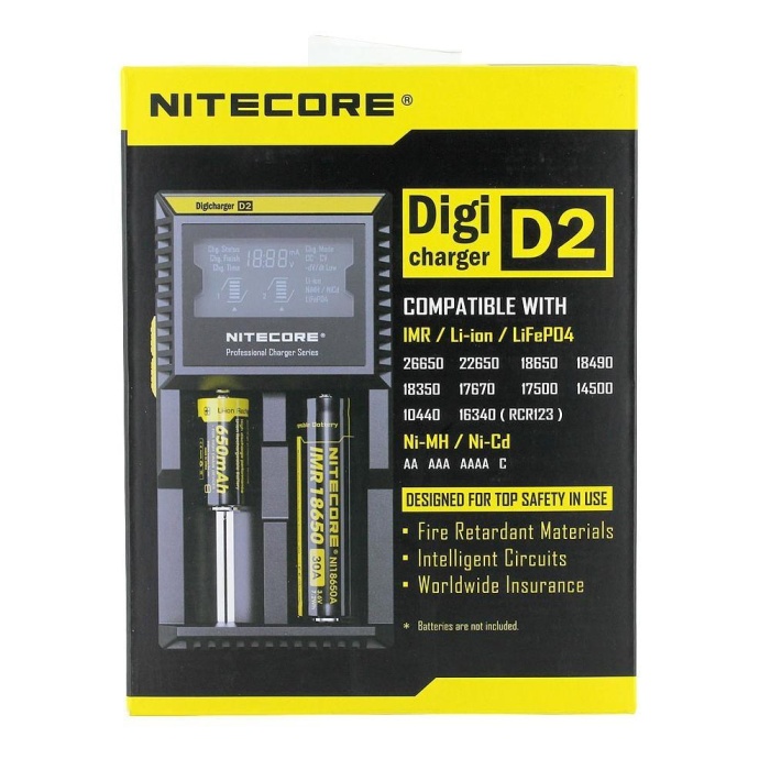 D2 Digi Charger Li-ion / NI-CD / NI-MH / LifePO4 Dijital Pil Şarj Cihazı