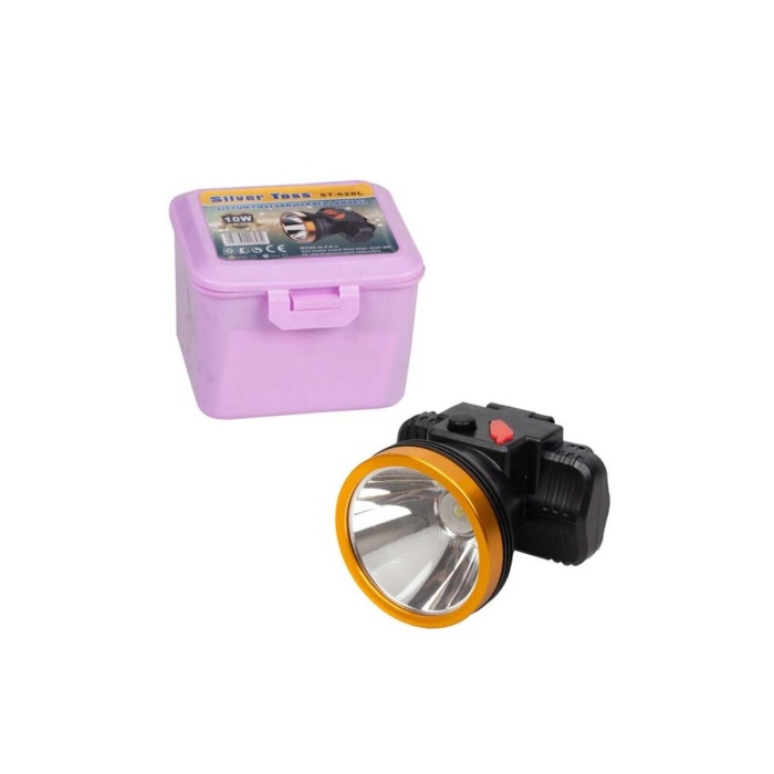 Silver Toss ST-628L 10 Watt Tek LEDli Şarjlı Kafa Lambası