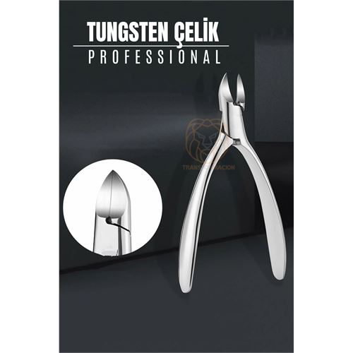 Pedikür Makası Tırnak Batık Makası Tungsten Çelik Profesyonel