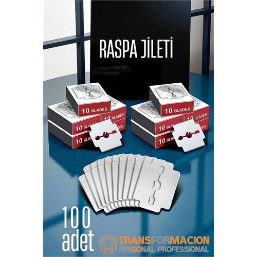 Modacar Raspa Topuk Jileti 100 lu PAKET Ayak Taban Nasır Yedek Jileti