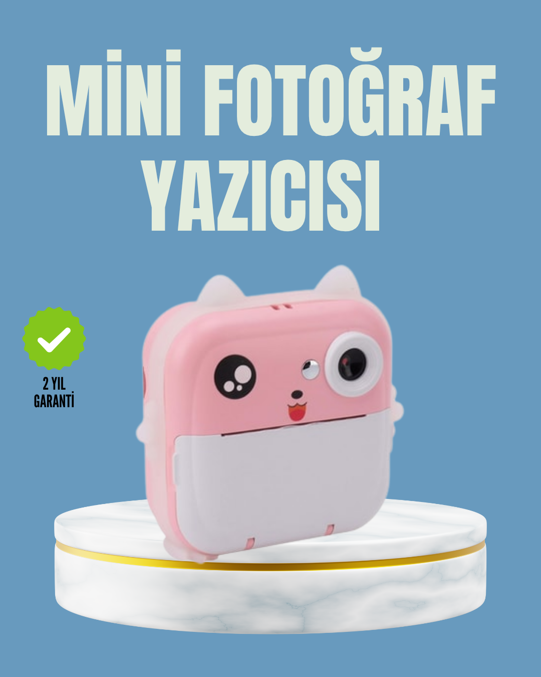 nında Baskı ve Yüksek Çözünürlüklü Çift Lensli Fotoğraf Makinesi