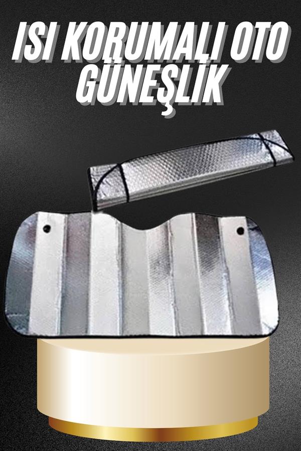 Araba Ön Cam Güneşliği Katlanabilir Oto Güneşlik Tüm Araç Modellerine Uygun
