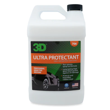 3D Ultra Protectant Lastik ve Vinil Parlatıcı 1/2-1/4 Konsantre 3.79LT