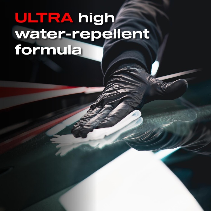 Nasiol Glasshield Wipe-On Nano Yağmur Kaydırıcı Mendil-Cam Yüzey Seramik Kaplama-1 Yıl Dayanım