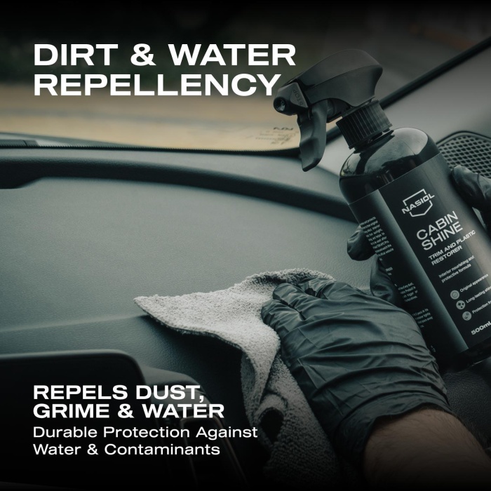 Nasiol Cabinshine Trim ve Plastik Korucuyu/Yenileyici-500ml