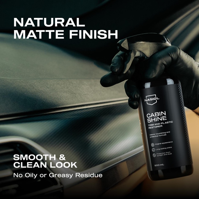 Nasiol Cabinshine Trim ve Plastik Korucuyu/Yenileyici-500ml