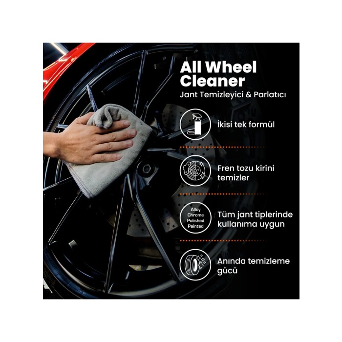 Viogen Chemical All Wheel Cleaner – Jant Temizleyici & Parlatıcı – 700 ml