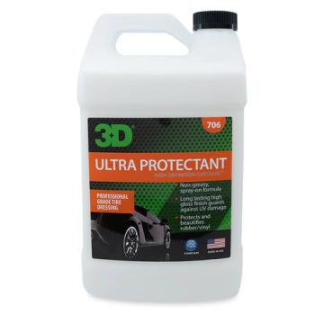 3D Ultra Protectant Lastik ve Vinil Parlatıcı 1/2-1/4 Konsantre 3.79LT
