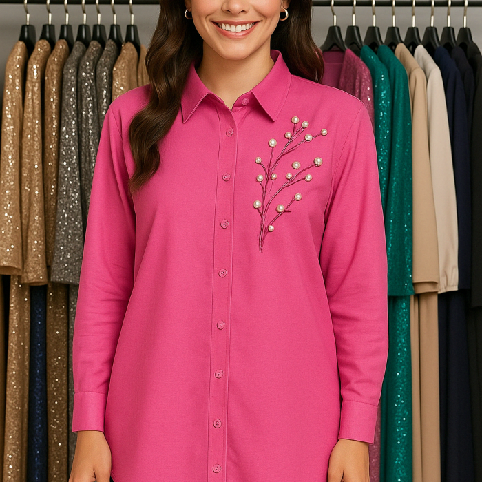 Pembe 25039 Tunik