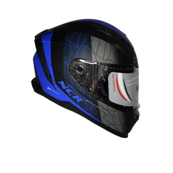 NCR ÇİFT VİZÖRLÜ FULL KASK MAVİ