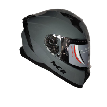 NCR ÇİFT VİZÖRLÜ FULL KASK NARDO GRİ