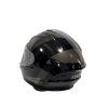 NRO PARLAK GRI SİYAH FULL KASK