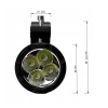 Knmaster Fighter 20W Motosiklet Led Sis Farı