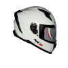 NCR ÇİFT VİZÖRLÜ FULL KASK BEYAZ