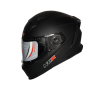 NCR ÇİFT VİZÖRLÜ FULL KASK MAT SİYAH