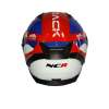 NCR ÇİFT VİZÖRLÜ FULL KASK MAVİ KIRMIZI