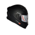 NCR ÇİFT VİZÖRLÜ FULL KASK MAT SİYAH