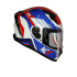 NCR ÇİFT VİZÖRLÜ FULL KASK MAVİ KIRMIZI