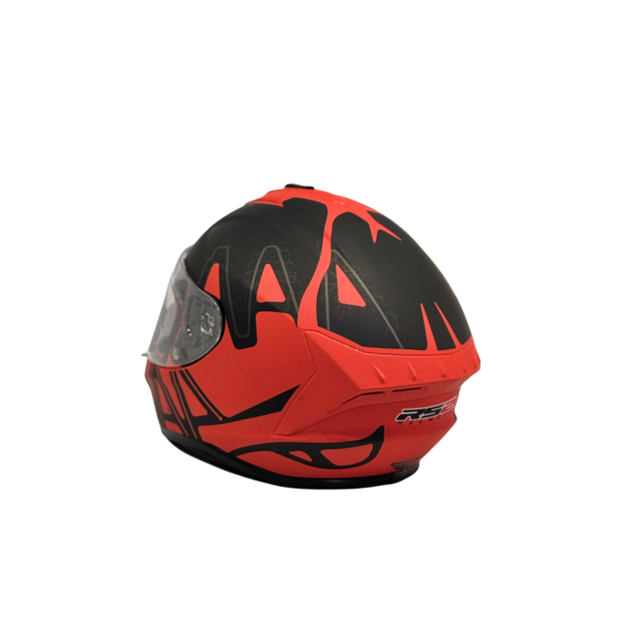 RS2 MAT SİYAH KIRMIZI FULL KASK