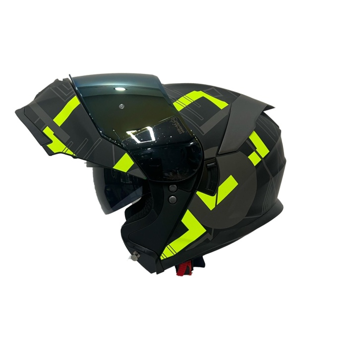 SWAY SW 912 A1 YELLOW Çene Açılır Kask