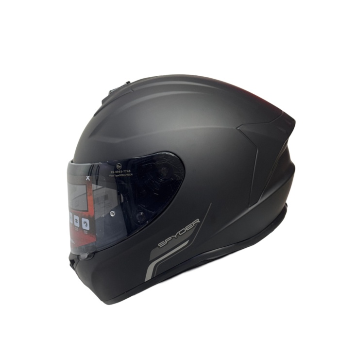 SPYDER COURSE FULL FACE (MAT SİYAH KASK)