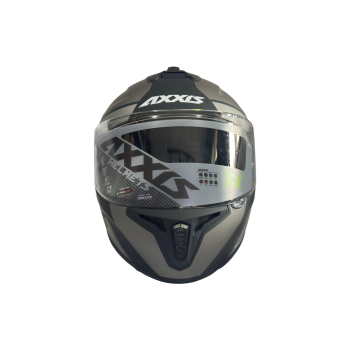AXXİS DRAKEN MATT TITANIUM MOTOSİKLET KASKI