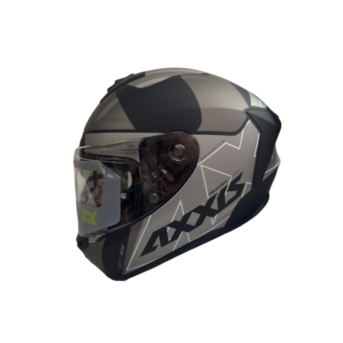 AXXİS DRAKEN MATT TITANIUM MOTOSİKLET KASKI
