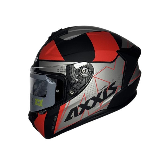 AXXİS DRAKEN MATT RED MOTOSİKLET KASKI