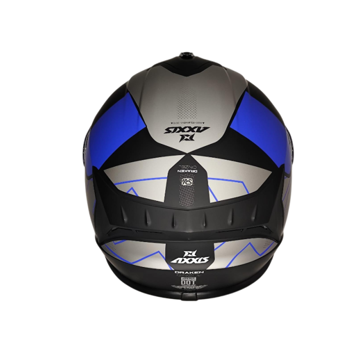 AXXİS DRAKEN MATT BLUE MOTOSİKLET KASKI