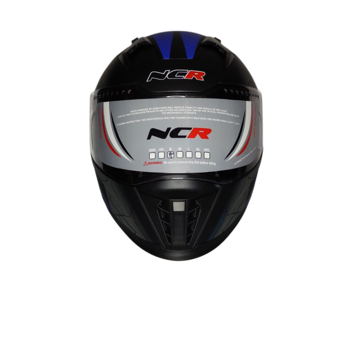 NCR ÇİFT VİZÖRLÜ FULL KASK MAVİ