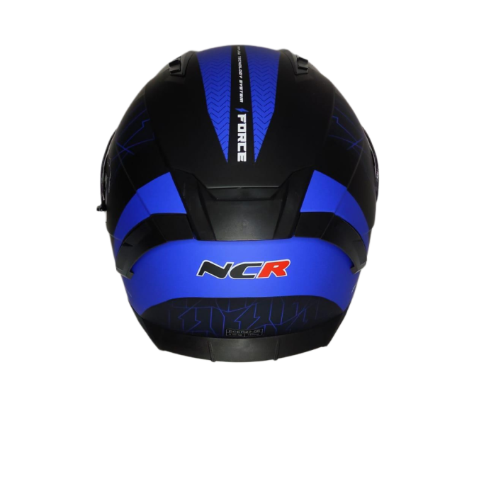 NCR ÇİFT VİZÖRLÜ FULL KASK MAVİ