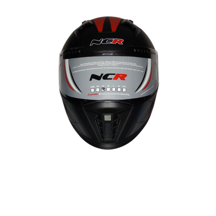 NCR ÇİFT VİZÖRLÜ FULL KASK KIRMIZI