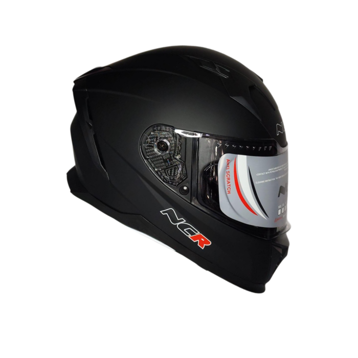 NCR ÇİFT VİZÖRLÜ FULL KASK MAT SİYAH