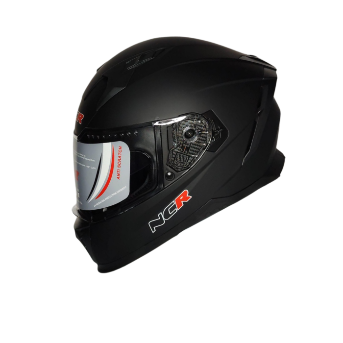 NCR ÇİFT VİZÖRLÜ FULL KASK MAT SİYAH