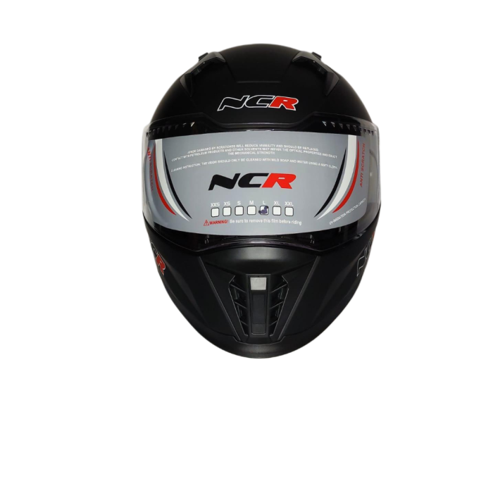 NCR ÇİFT VİZÖRLÜ FULL KASK MAT SİYAH