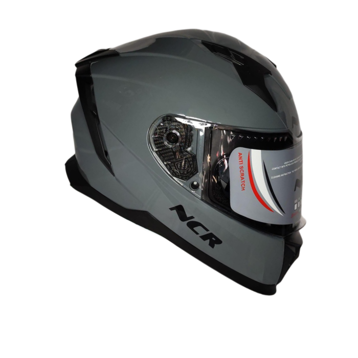 NCR ÇİFT VİZÖRLÜ FULL KASK NARDO GRİ