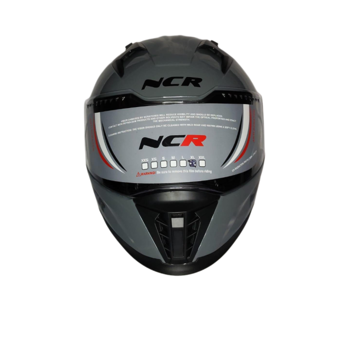 NCR ÇİFT VİZÖRLÜ FULL KASK NARDO GRİ