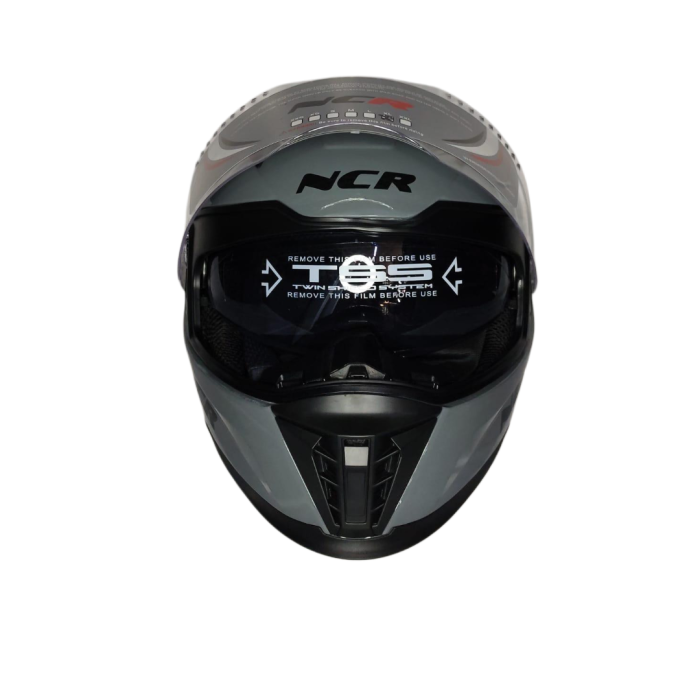 NCR ÇİFT VİZÖRLÜ FULL KASK NARDO GRİ