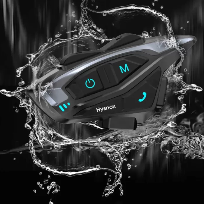 Hysnox Motosiklet Kaskı Bluetooth Kulaklık Shark-08