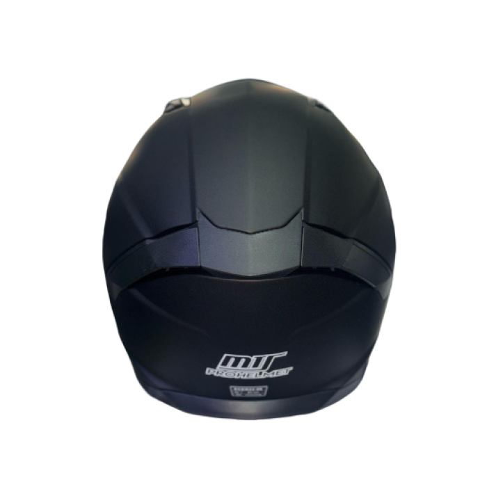 MTS GÜNEŞ VİZÖRLÜ MAT SİYAH MOTORCU KASK ECER22.06