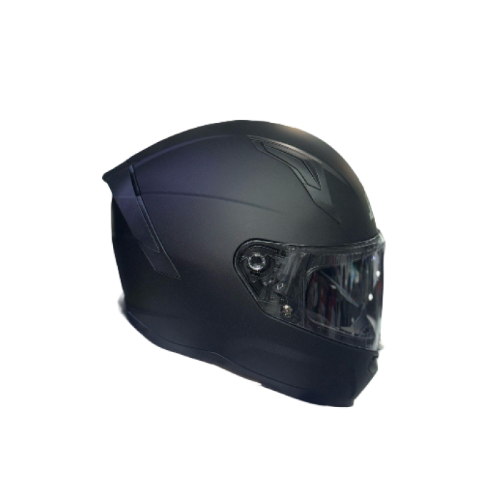 MTS GÜNEŞ VİZÖRLÜ MAT SİYAH MOTORCU KASK ECER22.06