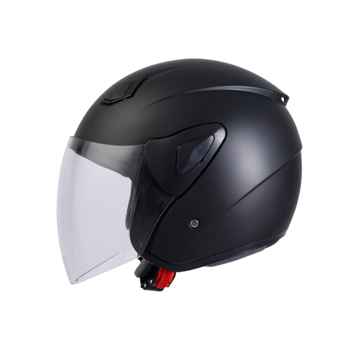 SWAY SW 733 Mat Siyah Yarım Kask